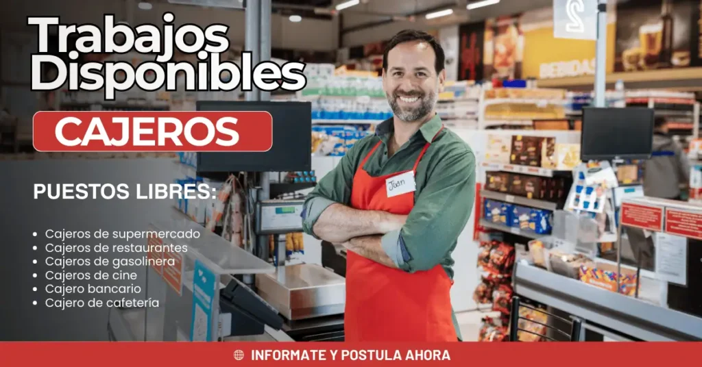 OPORTUNIDAD LABORAL PARA CAJEROS